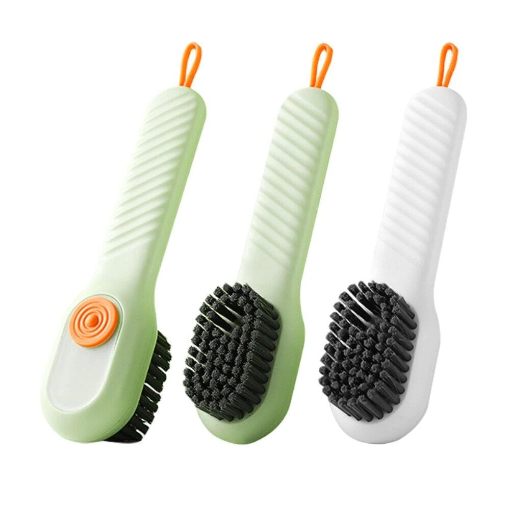 Multifunctional Liquid Shoe Brush Cleaners Soap Dispenser Cleaning Brush for Footwear