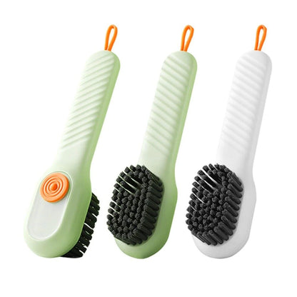 Multifunctional Liquid Shoe Brush Cleaners Soap Dispenser Cleaning Brush for Footwear