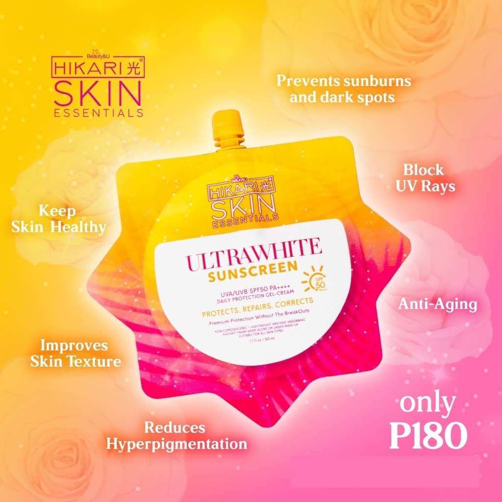 HIKARI SKIN ESSENTIALS - Ultra White Sunscreen | 50ml – Beauty Central