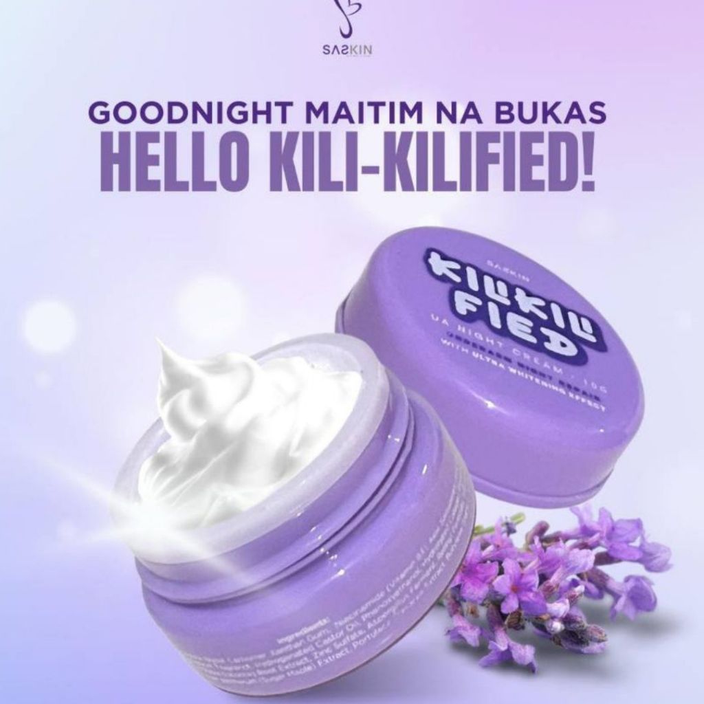 SASKIN KILIKILIFIED UNDERARM WHITENING NIGHT CREAM