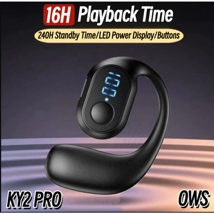 KY2 PRO Single-ear Earbuds Bluetooth Wireless Earphone,TWS Big Capacity Battery with 16H Playback