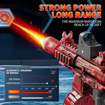 M416 light electric continuous water gun toy continuous electric water spray children's toy light