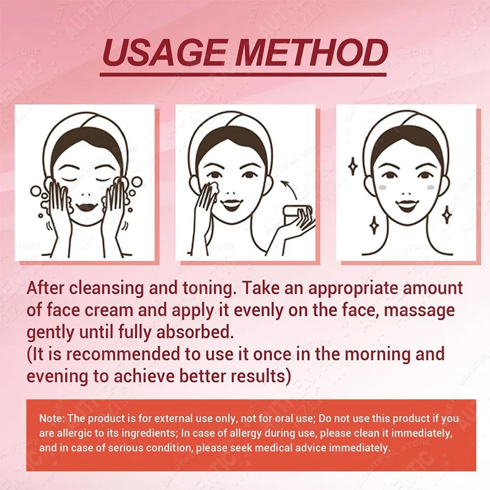 Retinol Cream Dragon Blood Cream Whitening Moisturizing Melasma Remover Ance Freckles Remover 50g