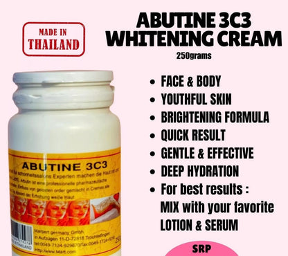 Arbutin 3C3 body whitening cream 250g