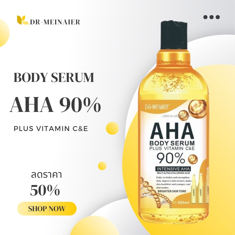 Authentic from Thailand! Dr Meinaier AHA Body Serum 500ml