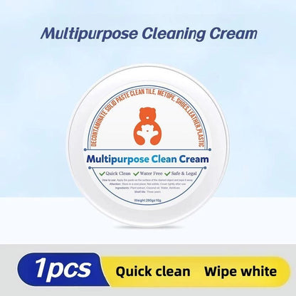 Multi-Purpose Shoe Cleaning Cream Water-Free Clean Quick Clean Wipe Powerful Decontamination