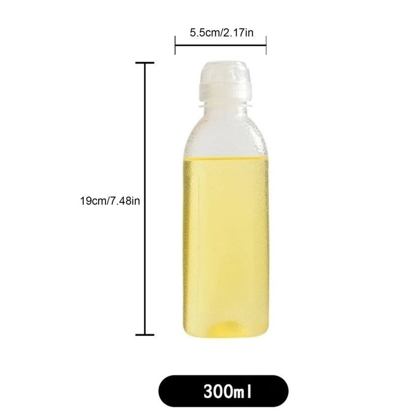 3 Pcs Kitchen Squeeze Bottles Oil Bottle Clear Plastic Squeeze Bottle Condiment Dispenser