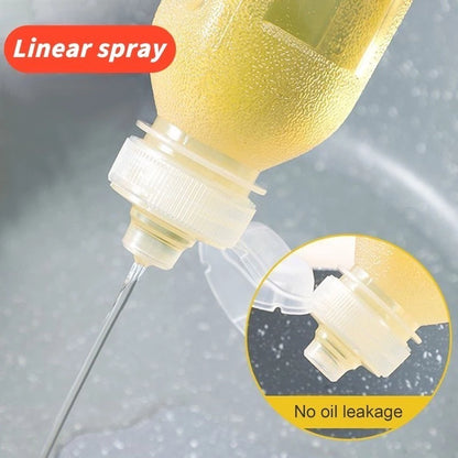 3 Pcs Kitchen Squeeze Bottles Oil Bottle Clear Plastic Squeeze Bottle Condiment Dispenser