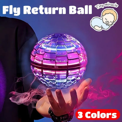 Flynova Pro Flying Ball Rotating Magic Drone Flying Boomerang Balls Hand Controlled Fidget Kids Toy