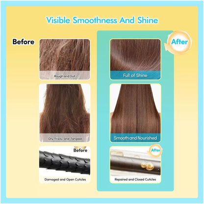 Yusofine Caviar Luxury Hair Mask Premium Deep Repair Keratin Treatment Smooth Shiny Frizz-Free Hair