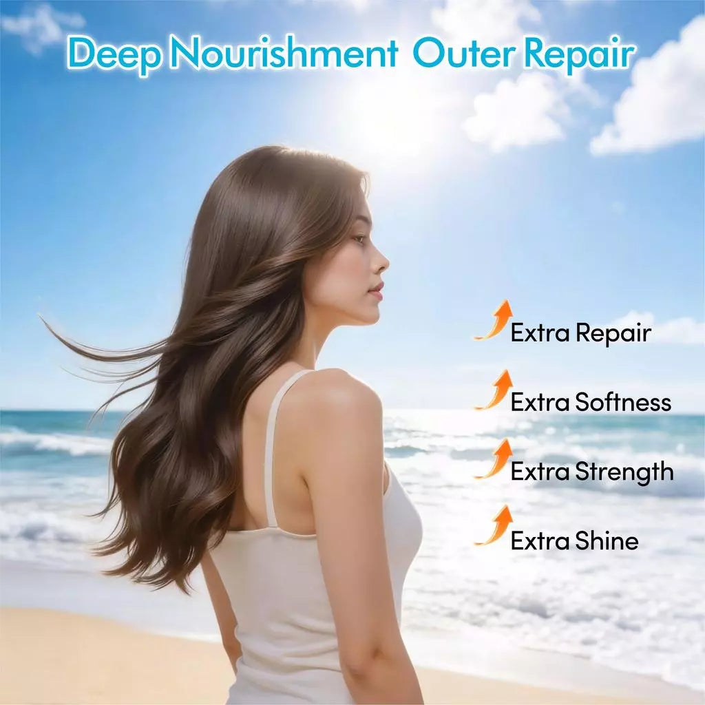 Yusofine Caviar Luxury Hair Mask Premium Deep Repair Keratin Treatment Smooth Shiny Frizz-Free Hair