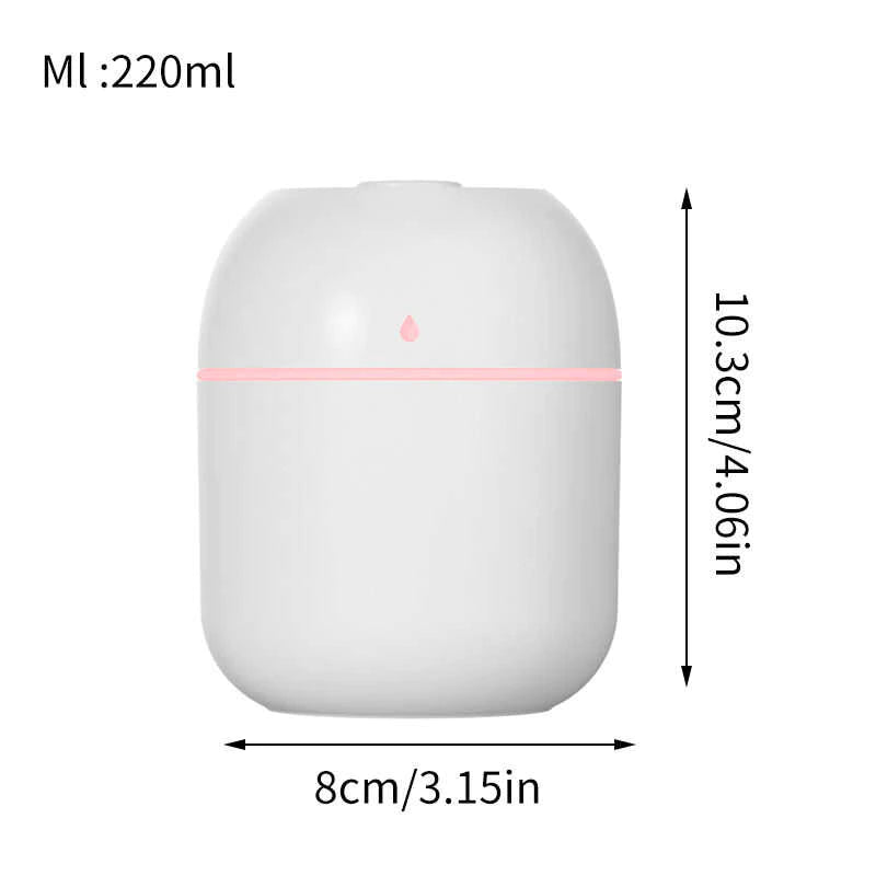 USB Aroma Diffuser Humidifier Sprayer Portable Home Appliance 220Ml Electric Humidifier Desktop