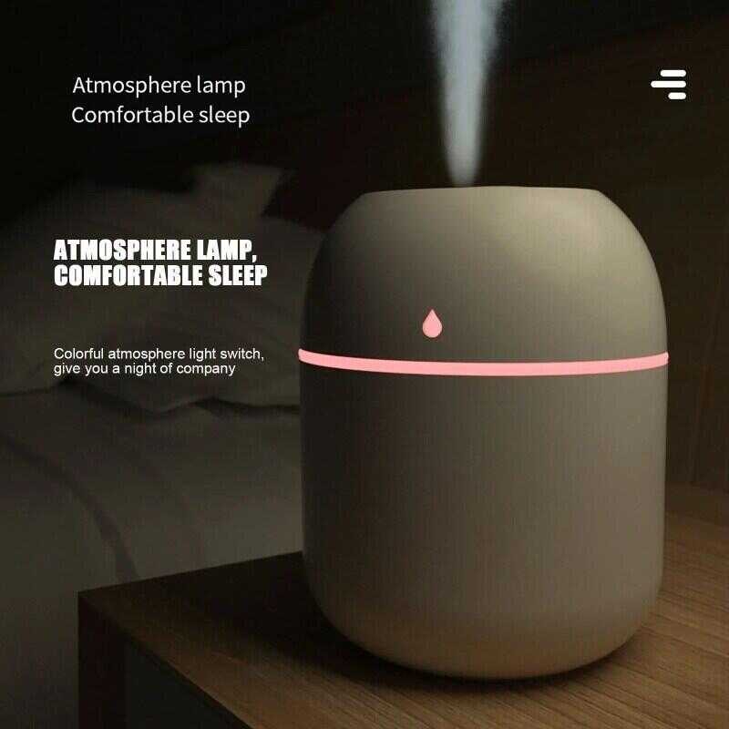 USB Aroma Diffuser Humidifier Sprayer Portable Home Appliance 220Ml Electric Humidifier Desktop