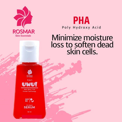 Rosmar UWU 4 in 1 SERUM AHA-BHA-PHA SPF60