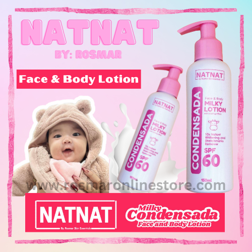 NATNAT MILKY CONDENSADA FACE AND BODY LOTION